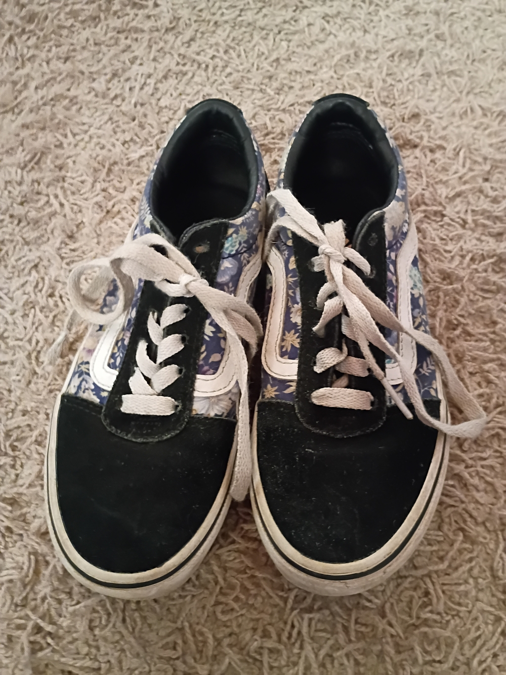 Floral Vans Size 1